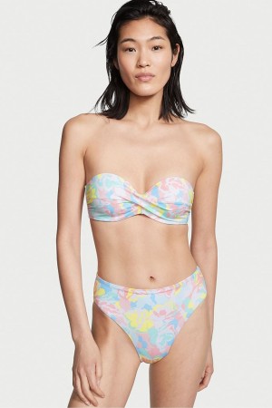 Victoria's Secret Bikini Bottom Camouflage Bleu | ZCVD-71438