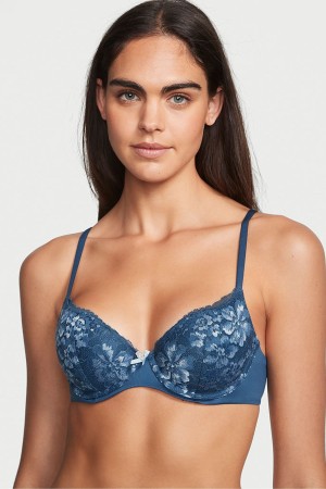 Victoria's Secret Body by Victoria Dentelle Lightly Doublée Demi Bra Bleu | JBDI-98037