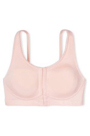 Victoria's Secret Body by Victoria Front Fixation Post Surgery Unlined Bra Rose | TNSK-57804