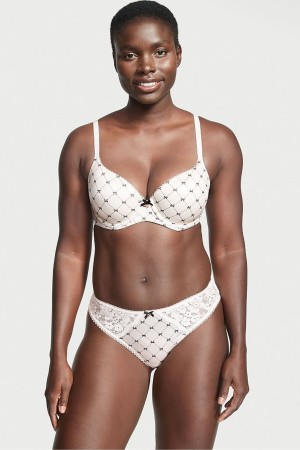 Victoria's Secret Body by Victoria Smooth Dentelle Lanières Knickers Blanche | SROV-15847