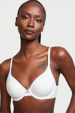 Victoria's Secret Body by Victoria Smooth Full Cup Push Up Bra Blanche | MVQF-47068