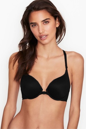 Victoria's Secret Body by Victoria Smooth Front Fixation Full Cup Push Up Bra Noir | PLXY-23147