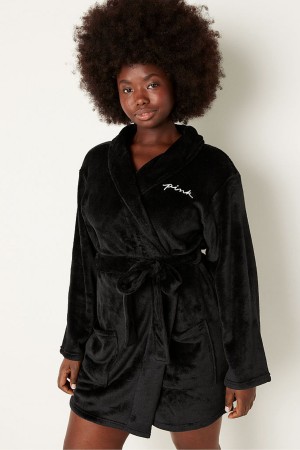 Victoria's Secret Cosy Dressing Gown Noir | HKMO-65418