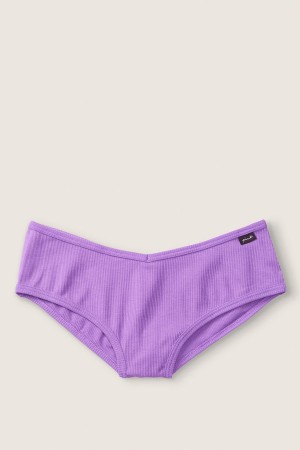 Victoria's Secret Coton Cheeky Knickers Violette | TEHV-32480