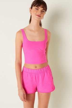 Victoria's Secret Coton Contour Crop Top Tank Top Rose | BNGR-01275