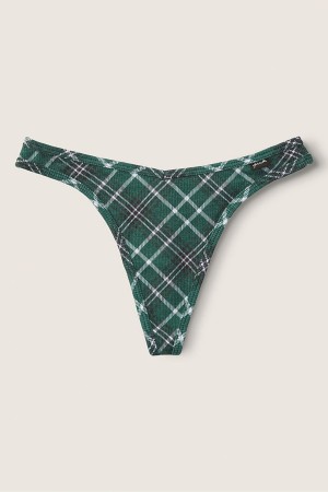 Victoria's Secret Coton Lanières Knicker Vert | ONEW-40713