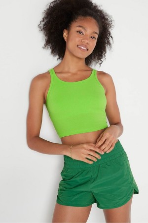 Victoria's Secret Crop Tank Top Vert | NRLU-05291