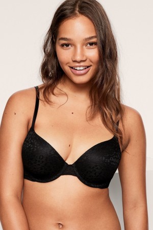 Victoria's Secret Dentelle Lightly Doublée T-Shirt Bra Bleu | CWRF-51276