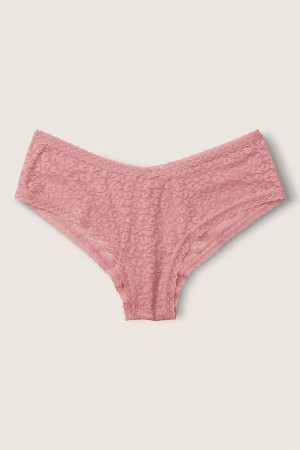 Victoria's Secret Dentelle Logo Cheeky Knickers Blanche | RSFT-74238