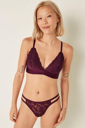 Victoria's Secret Dentelle Triangle Bralette Rose | DCLV-51460