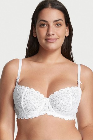 Victoria's Secret Dream Angels Broderie Scalloped Trim Bra Ensign | SPEI-38527