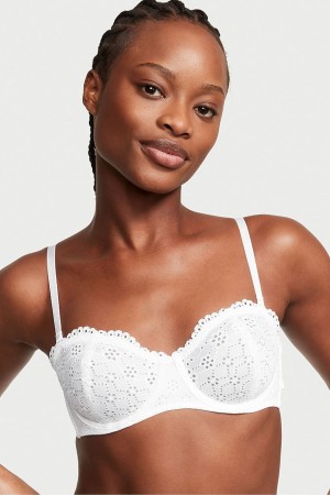 Victoria's Secret Dream Angels Broderie Scalloped Trim Bra Ensign | TWSJ-41082