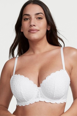 Victoria's Secret Dream Angels Broderie Scalloped Trim Bra Ensign | OHCI-18230