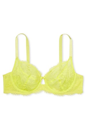 Victoria's Secret Dream Angels Dentelle Full Cup Unlined Bra Jaune | MHFC-76359