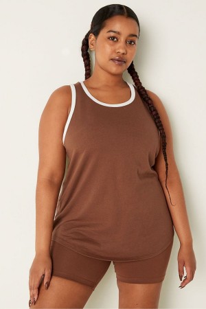 Victoria's Secret Everyday Ringer Tank Marron | POCT-23085