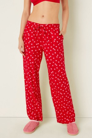 Victoria's Secret Flannel Pyjama Bottoms Rose | PVOB-83195