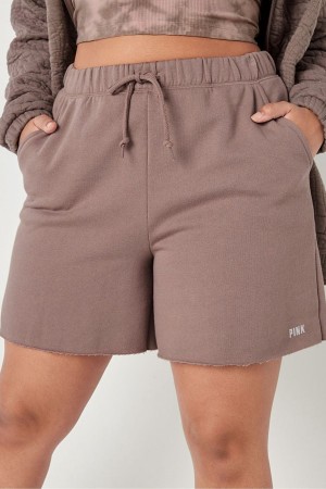 Victoria's Secret Fleece Lounge High Taille Corta Rose | TLUP-02754