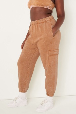 Victoria's Secret Fleece Lounge Jogger Marron | TMPE-48073