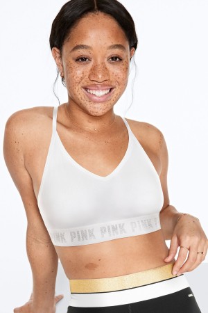 Victoria's Secret Lightly Doublée Low Impact Sports Bra Neon Bubble Empower Each Other | JOSW-73210