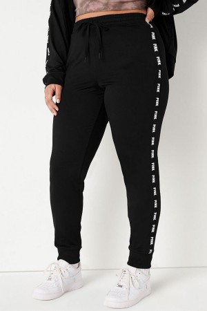 Victoria's Secret Logo Full Length Lounge Jogger Cafe Marron | JNHU-56281