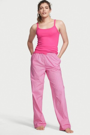 Victoria's Secret Long Pyjamas Bleu | BWQD-56240