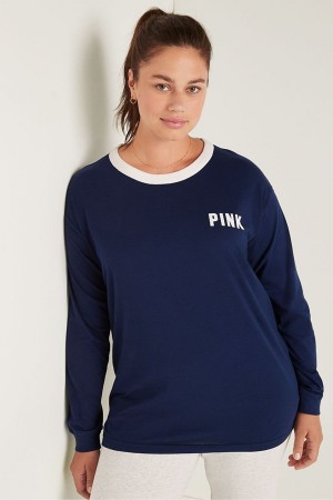 Victoria's Secret Long Sleeve T-Shirt Noir | KPFZ-30851