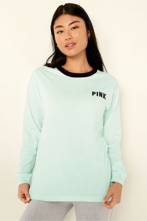 Victoria's Secret Long Sleeve T-Shirt Noir | WMPH-97521