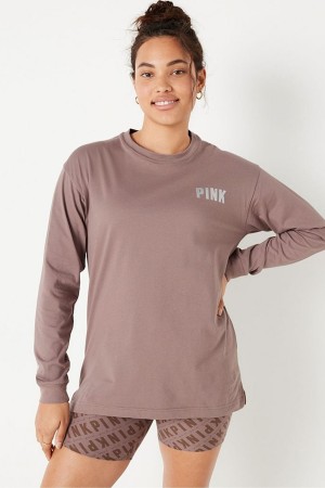 Victoria's Secret Long Sleeve T-Shirt Vert | EVDO-74213