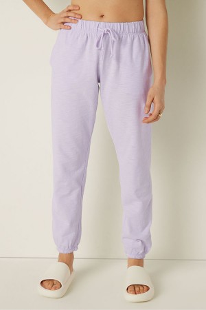 Victoria's Secret Lounge Coton Joggers Violette | LEKZ-46872