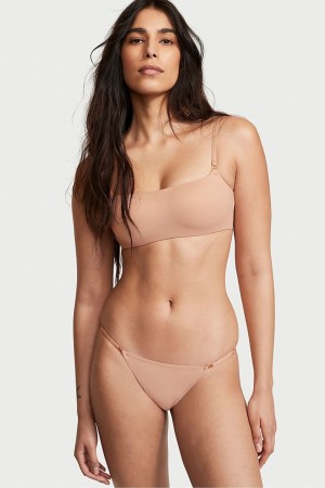 Victoria's Secret Love Cloud Smooth Bikini Knickers Sweet Nougat Nude | XALO-37094