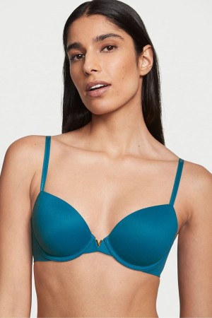 Victoria's Secret Love Cloud Smooth Lightly Doublée Demi Bra Bleu | SPWC-83140