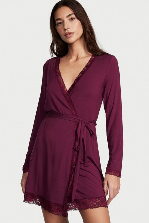 Victoria's Secret Modal Kimono Robe Violette | BJKA-51489