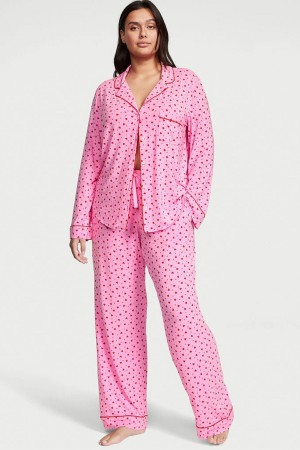 Victoria's Secret Modal Long Pyjamas Rose | TERK-32685