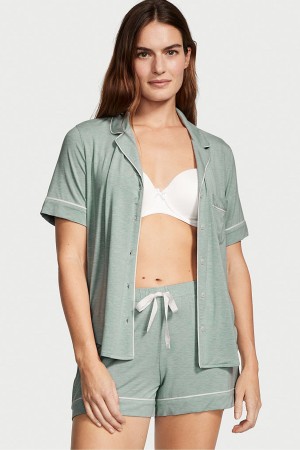 Victoria's Secret Modal Pyjama Corta Pyjamas Set Noir | BKOV-83597