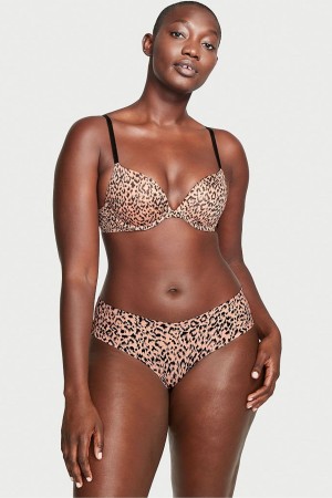 Victoria's Secret No-Show Leopard Print Cheeky Panty Leopard | YOFQ-46831