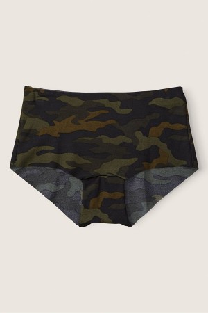 Victoria's Secret No-Show No Show Corta Knickers Camouflage Vert | DMJF-13892