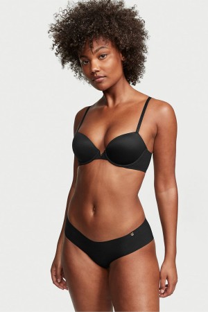 Victoria's Secret No-Show Smooth No Show Hipster Panty Noir | STIU-76021