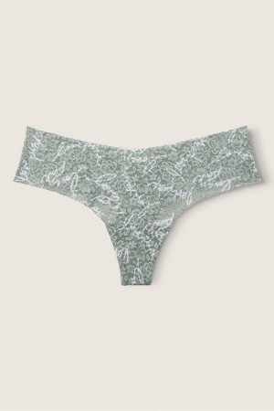 Victoria's Secret No Show Lanières Dentelle Knickers Bleu | RIVA-95207