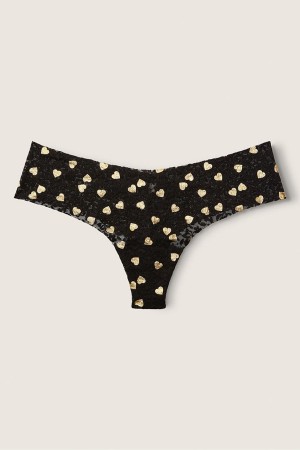 Victoria's Secret No Show Lanières Dentelle Knickers Bleu | YKEQ-36205