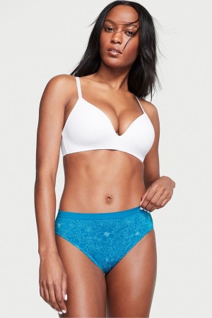 Victoria's Secret No Show Seamless Bikini Knickers Bleu | PNZC-36105