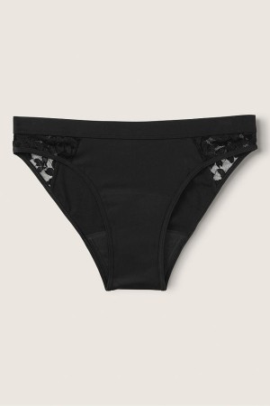 Victoria's Secret Period Pants Dentelle Period Bikini Knicker Noir | TFLK-08472