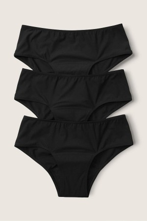 Victoria's Secret Period Pants Period Panty Hipster Knickers 3 Pack Noir | NCUQ-87649