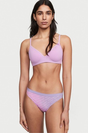 Victoria's Secret Seamless Bikini Knickers Violette | PTDI-28657