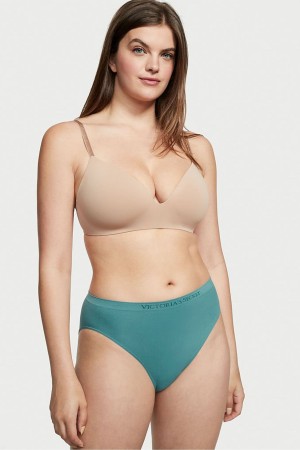 Victoria's Secret Seamless Bikini Knickers Vert | HMSN-92784