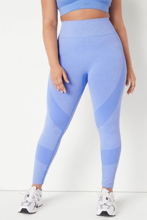 Victoria's Secret Seamless High Taille Full Length Workout Tights Bleu | YGDU-35627