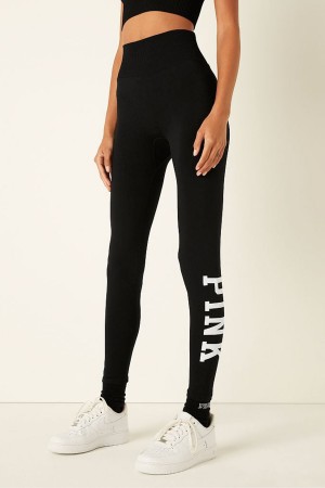 Victoria's Secret Seamless High Taille Full Length Workout Legging Noir | CUYO-23159