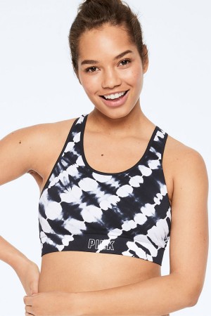 Victoria's Secret Seamless Lightly Doublée Sports Bra Beach Orchid Wave Tie Dye | FSDE-35692