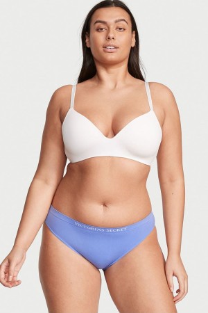 Victoria's Secret Seamless Seamless Bikini Knickers Violette | RBIT-53694