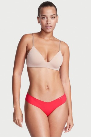 Victoria's Secret Sexy Illusions by Victorias Secret Smooth No Show Lanières Knickers Rose | UFPK-10673