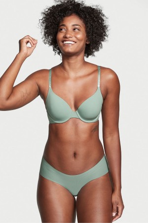 Victoria's Secret Sexy Illusions by Victorias Secret Nervuré No Show Cheeky Knickers Vert | CSZD-59724